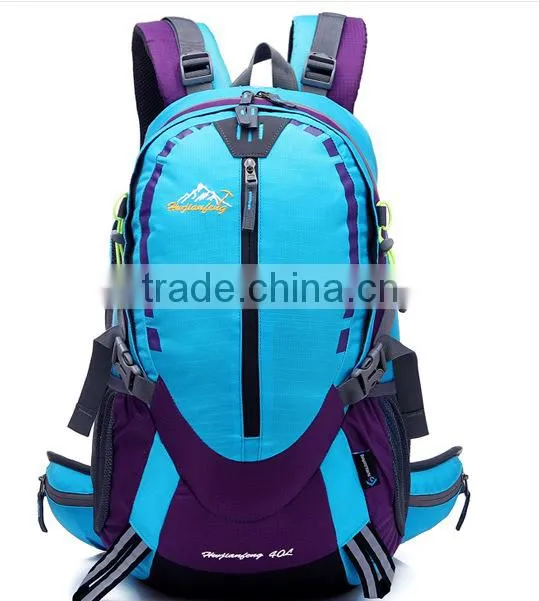 2016 stylish outdoor hiking camping bags big capacity waterproof backpack