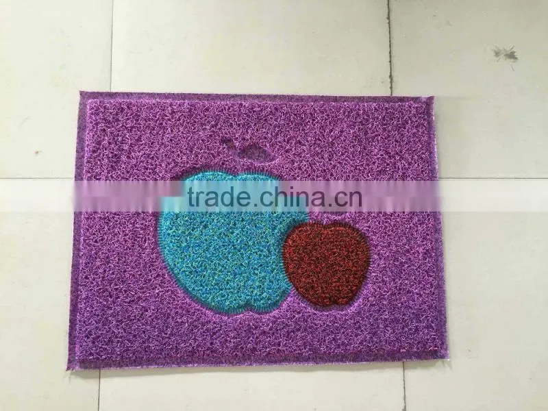 Customized double pvc carpet cushion mat