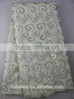 African organza lace fabric In Switzerland design with sequins for parties dresses OG0181pink
