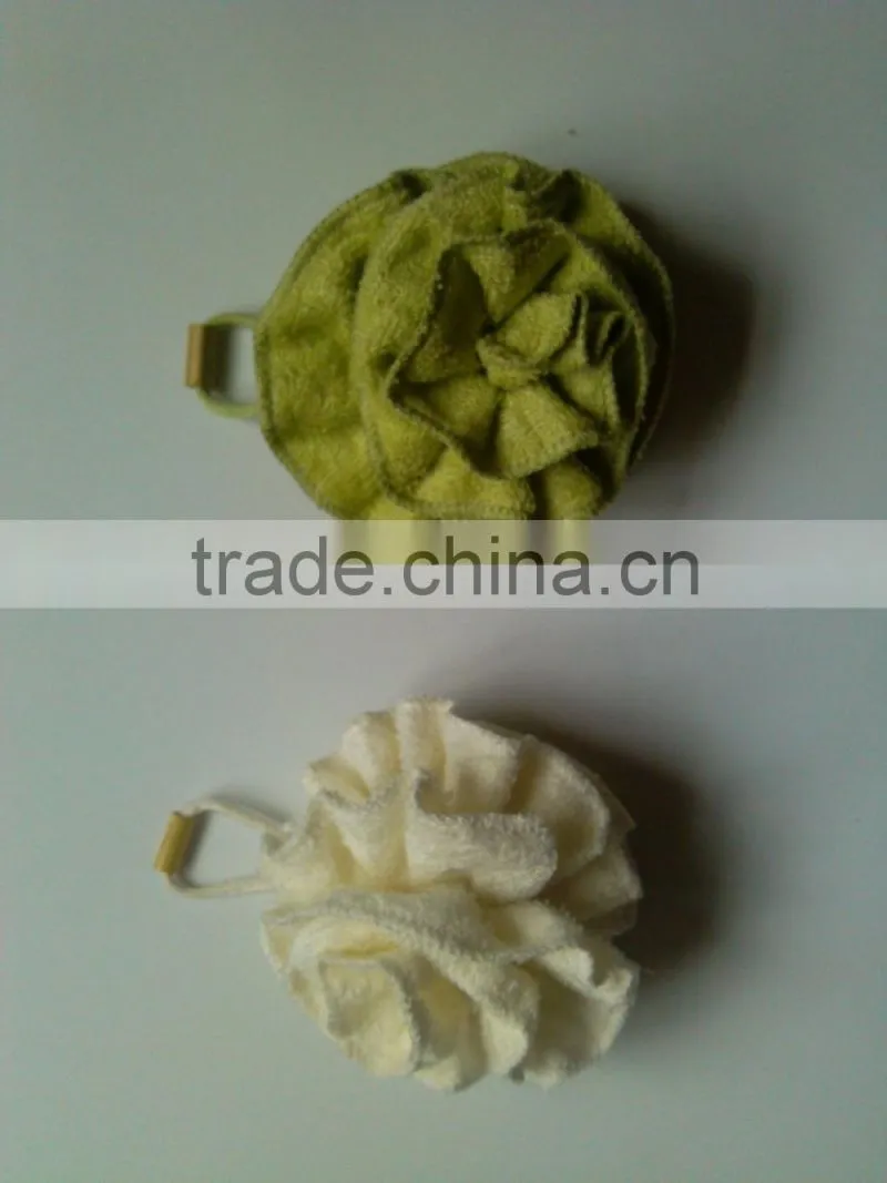 Natural bamboo shower sponge