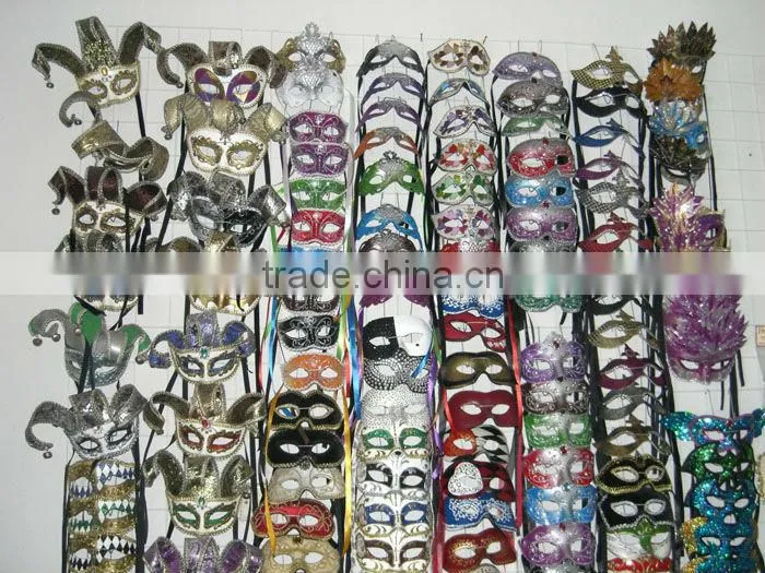 Silver Carnival Mask Cat Shaped Venice Style