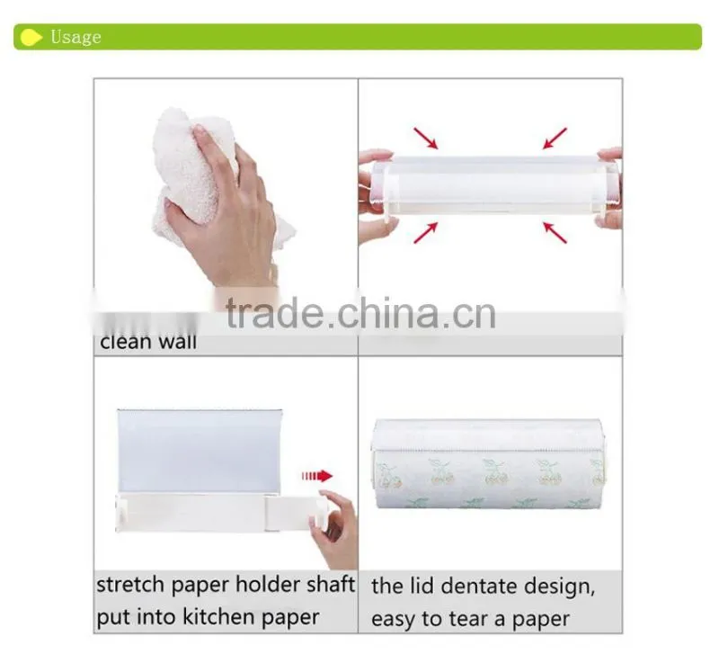 D729- 2016 New Products Tissue Box Extendable Tissue Holder Kitchen Tissue Paper Roll Holder