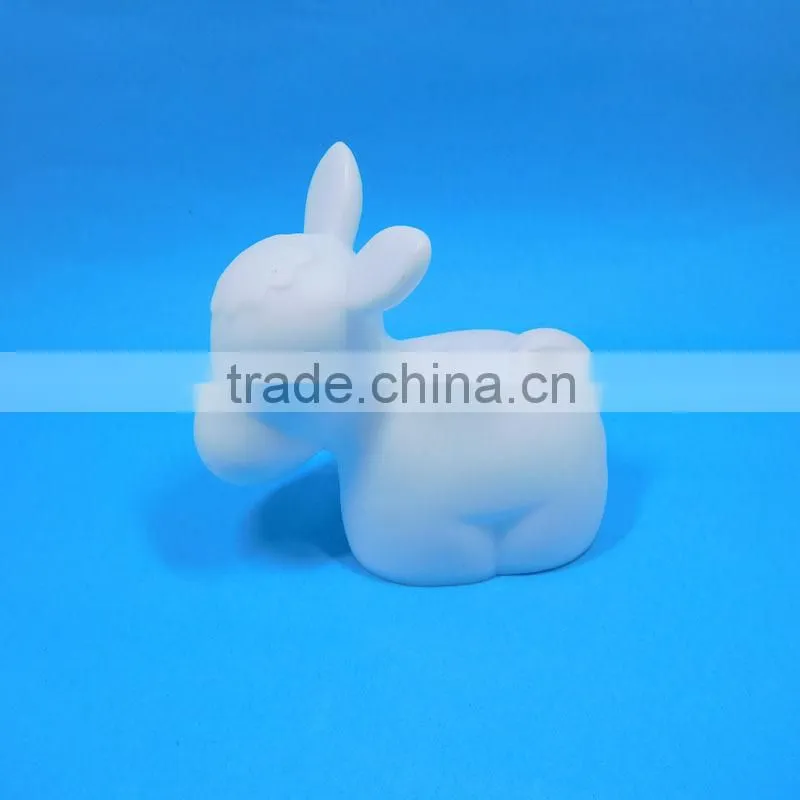 New Design Plastic Cartoon Vynil Donkey Toy Pvc Donkey Figurine Toy for Children