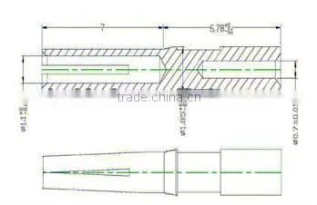 brass contact pin electronic contact pin