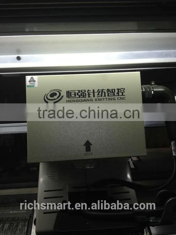 7G/12G 44" 52"Fully Computerized Sweater Flat Knitting Machine With ISO9001 Standard(Single System)