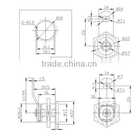 kinds of lock cam lock