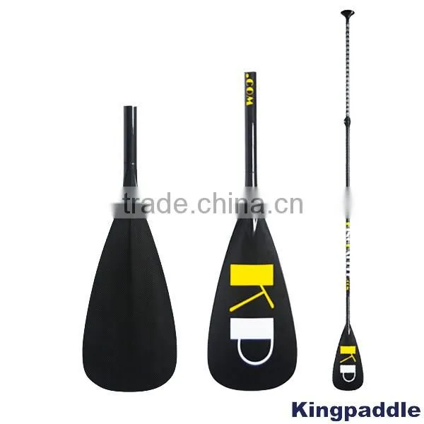 3 piece full carbon sup paddle adjustable