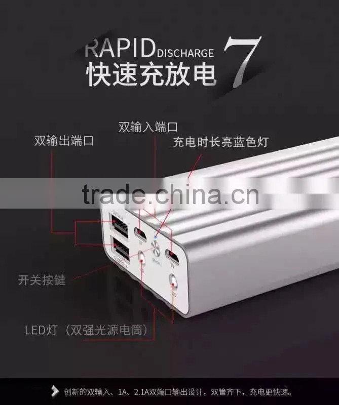 Remax Dual USB Ports Power Bank For Mobile Phone Vanguard Series 20000mAh LED Light Battery Power Bank For Mobile Phone TB-0350