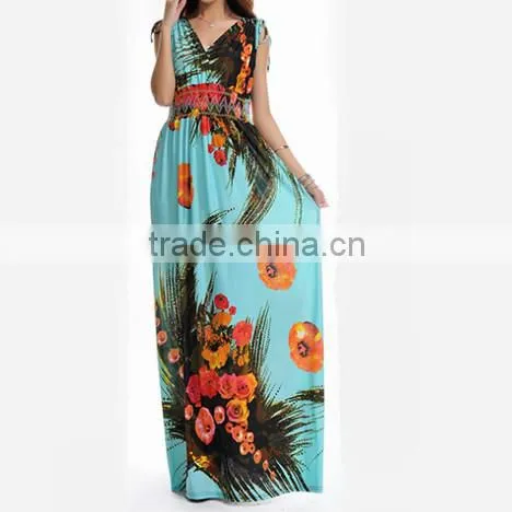 Chic Floral Lady Dress