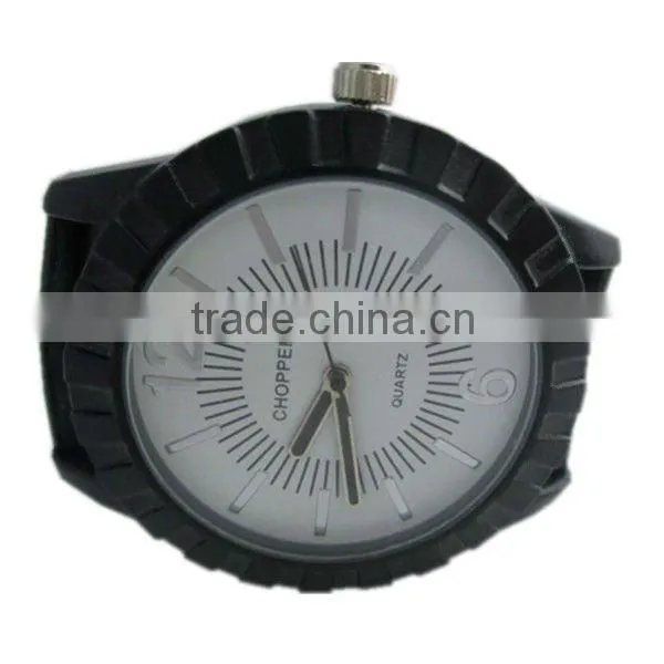 2012 cool silicone band men watches can with your logo