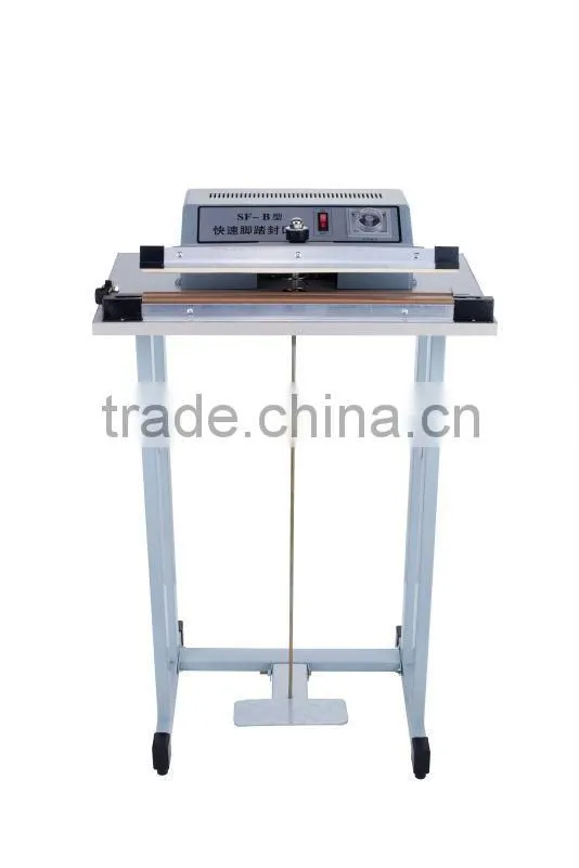 2015 new hot selling professional plastic simple foot hot isostaic press sealing machine