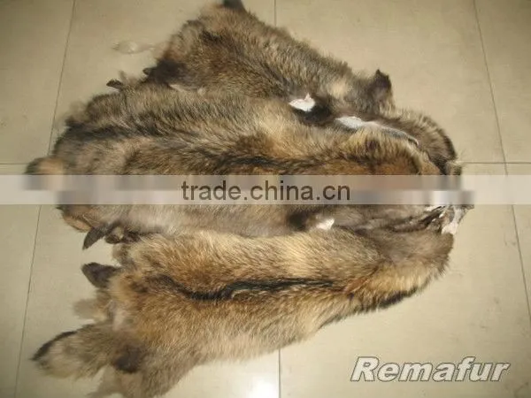 HOT SELLING RACCOON FUR STRIPS FOR GARMENT HAT