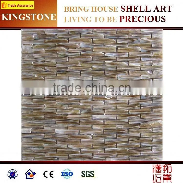 Chinese white irregular freshwater shell mosaic for sale