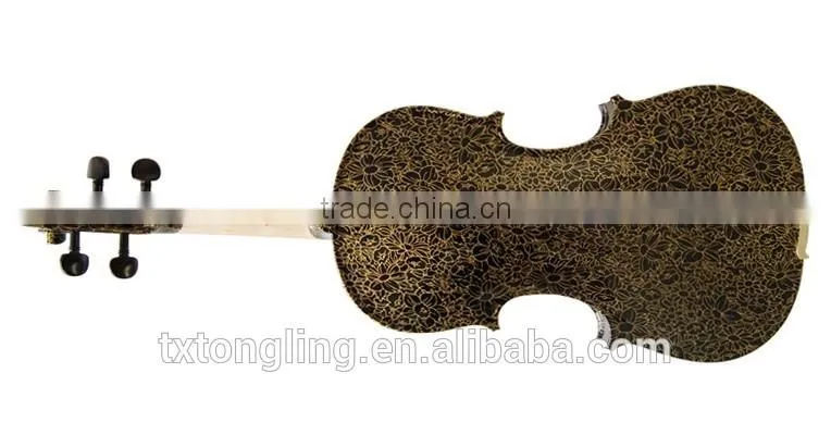 Colorful Art Custom Violin With Case 4/4 TL-1303