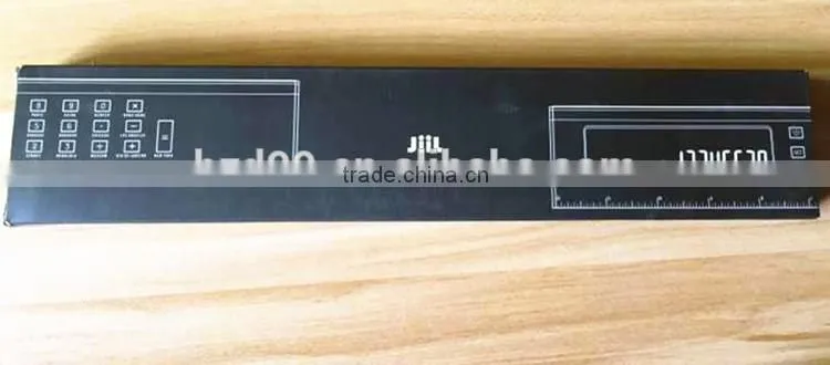 Promotional for Student/ Office/ Housework Pratical Functional Electric LCD Ruler Calculator with Digital Clock/ Alarm