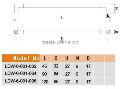 High quality fashion Aluminum handle; furniture handle;handle for home appliance