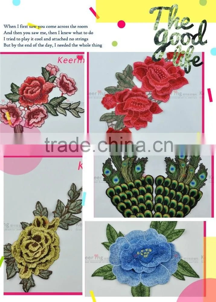 Latest Computer Embroidery Designs Clothing Patch