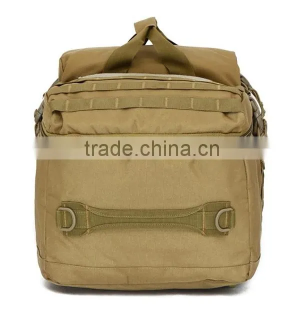 Outdoor camouflage travel tactical military duffle bag