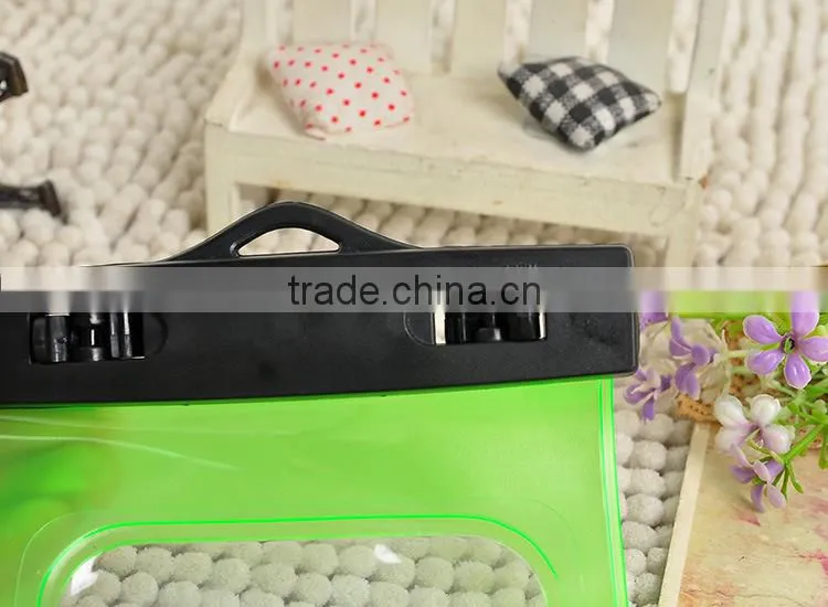 Outdoor swim drift PVC cellphone waterproof bag