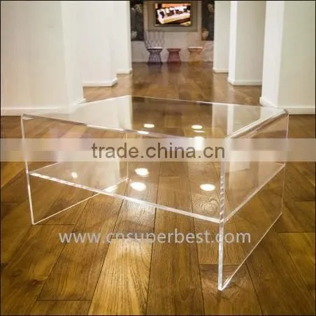 Hot sale household clear acrylic Tv Stand for personal use