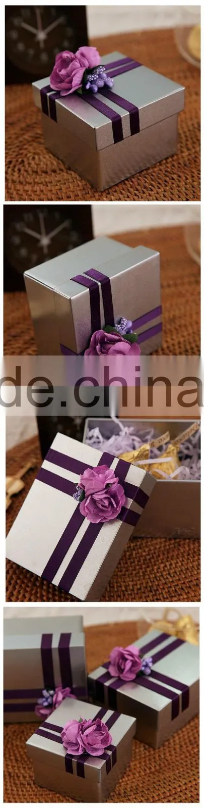 Custom Made Luxury Fancy Decorative Cheap Wedding Gift Box Wholesale