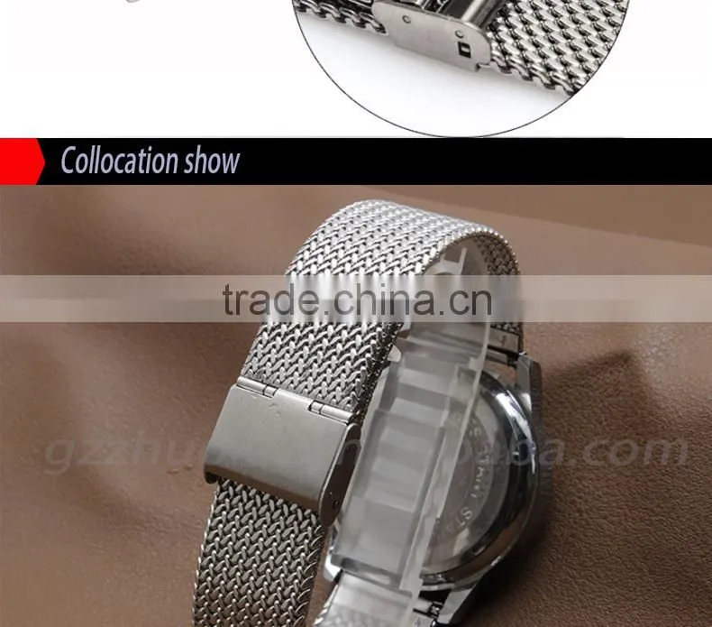 Milanese Classic Buckle Stainless Steel Watchband 16mm 18mm 20mm 22mm 24mm