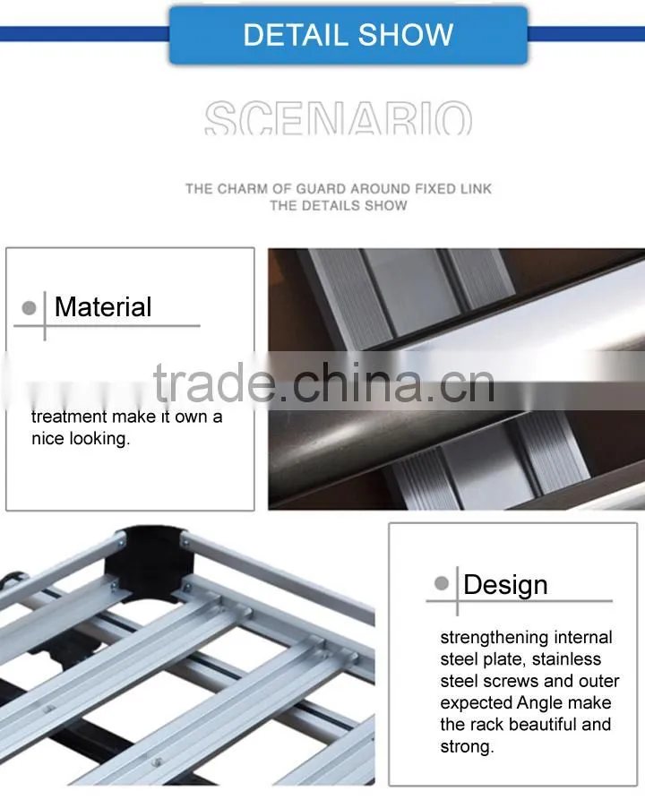 ALUMINIUM Car Roof Tray and Platform for Your Vehicle Different Optional Sizes