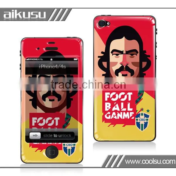 wholesale factory luxury epoxy gel skin PU case cover for iPhone 4 5s