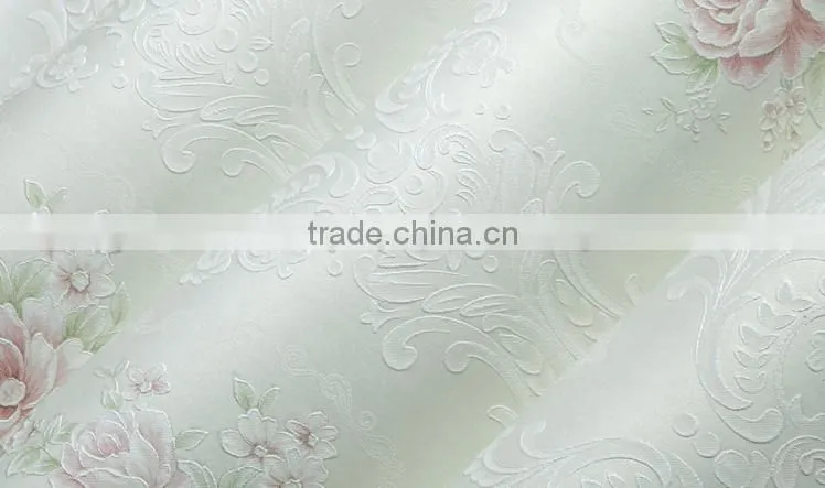 Home design rural glitter flower beautiful wallpaper for home