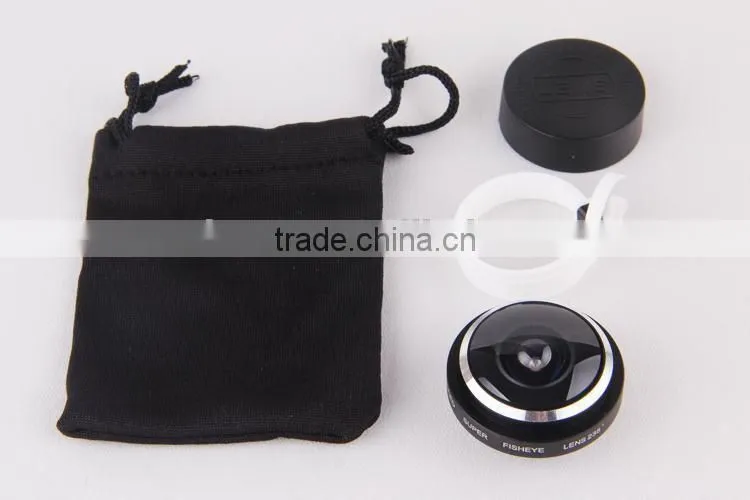 Phone Universal C Clamp 235 Degrees Super Fisheye Lens for iphone