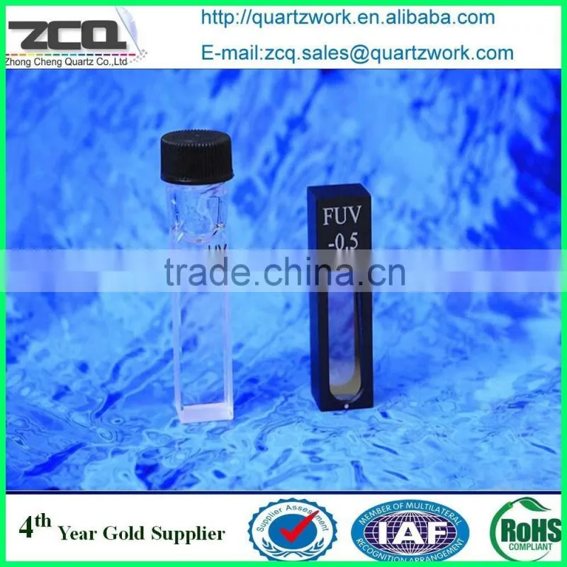Spectrophotometer Quartz Cuvette for UV Absorbance Testing