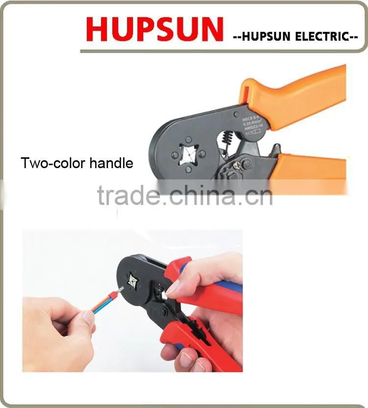 High quality mini-type self-adjustable HSC8 6-4 crimping tool