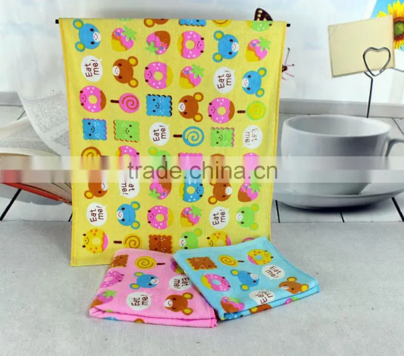 India Market Reactive printing detailing cotton towel