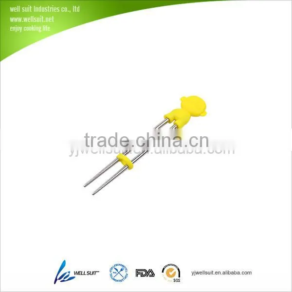 Colorful high quality silicone fancy chopsticks