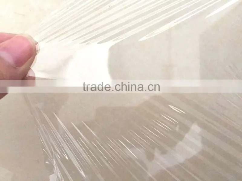 supply samples plastic food wrap with good stretching cling wrap by SGS