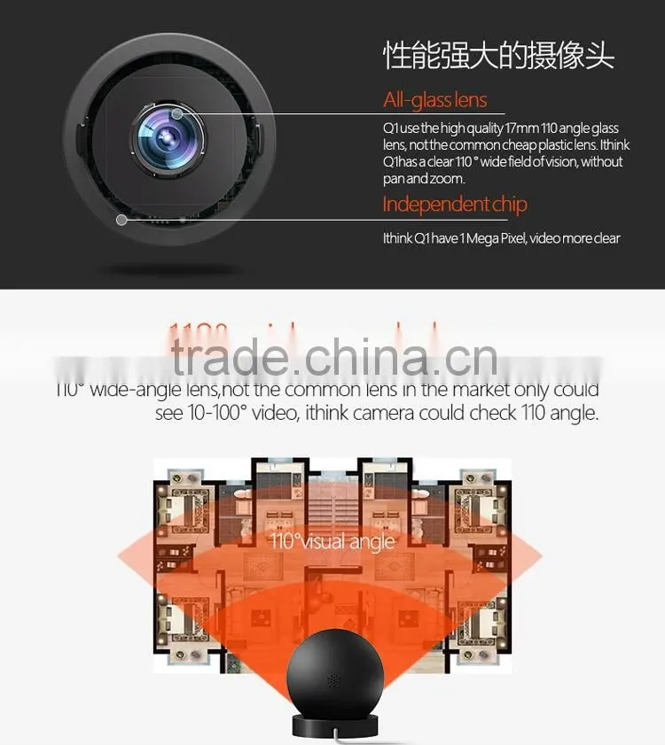 self-developped software and hardware wifi ip security camera
