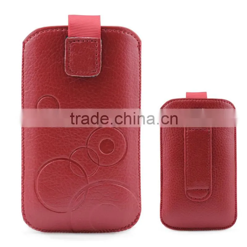 Belt pouch bag for phone,PU leather material universal pouch