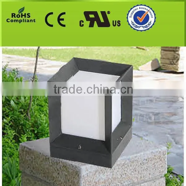 Morden crystal cover square stainless steel 12V low voltage or 220V 240V outdoor LED garden light