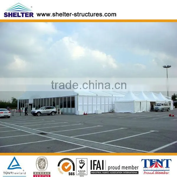 White ABS Solid Wall Event Tent With Wooden Floor For Outdoor Usage