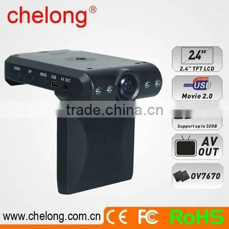 Hot Sale 120 degrees wide angle night vision vehicle car camera dvr