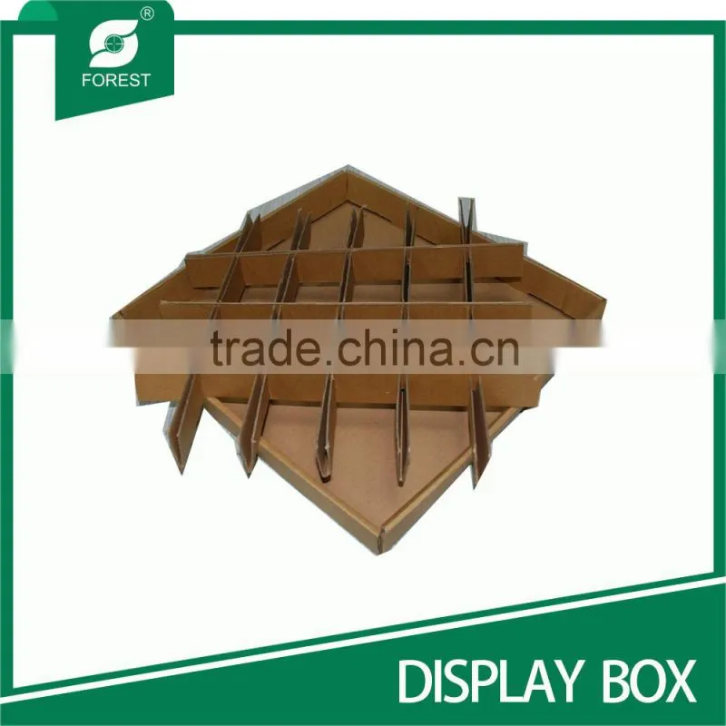 LARGE KRAFT SHELF BOX PLAIN CORRUGATED DISPLAY BOXES
