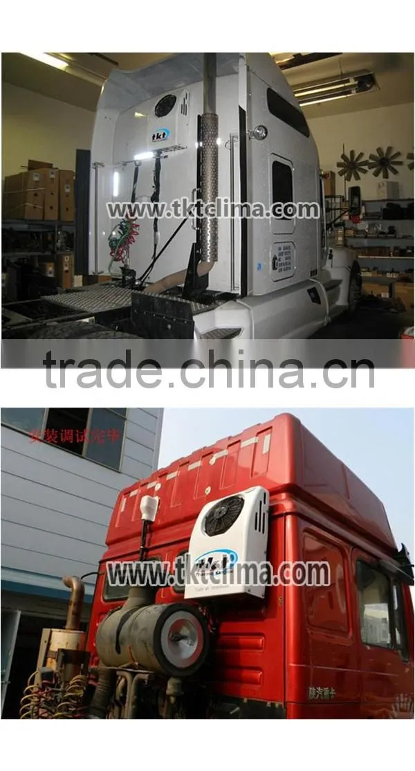 12v/24v 2kw split truck cabin air conditioning system