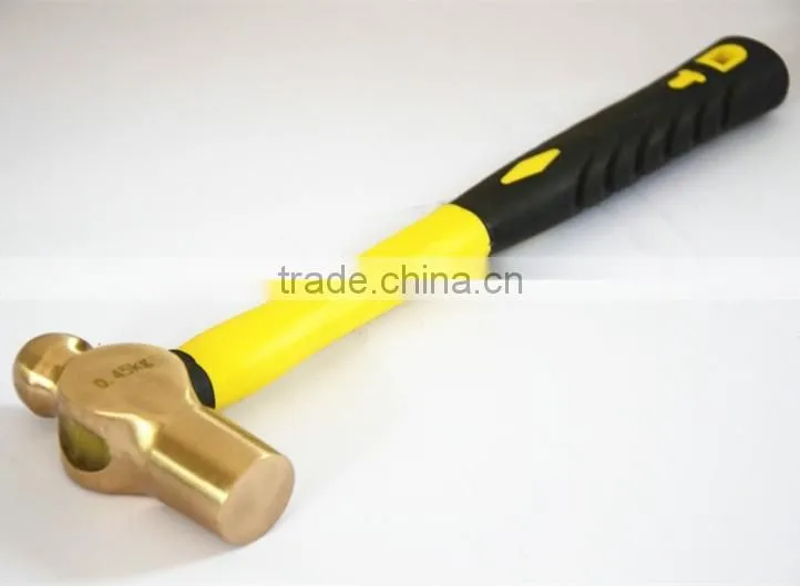 Aluminum bronze non sparking ball pein hammers