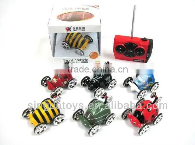 With USB cable mini high speed rc car red and blue color