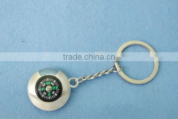 Pocket Metal Round Shape Key Chain Compass,Promotion Compass