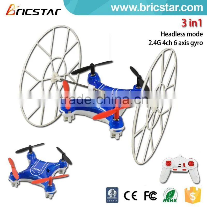 Two flying mode 2.4G micro drones toys with upside down flight.