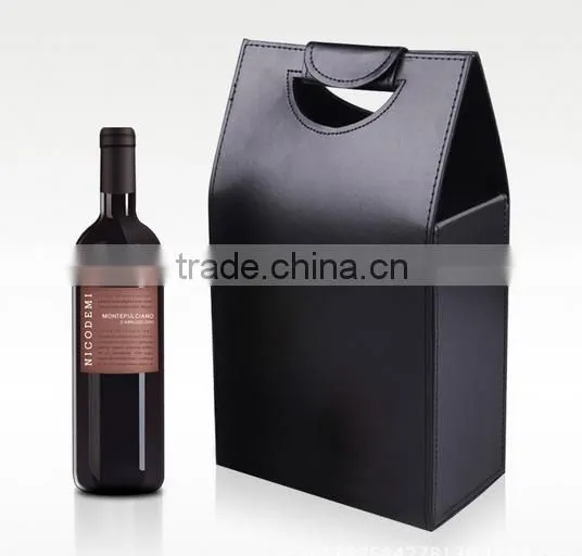 luxury wine packaging leather wine box
