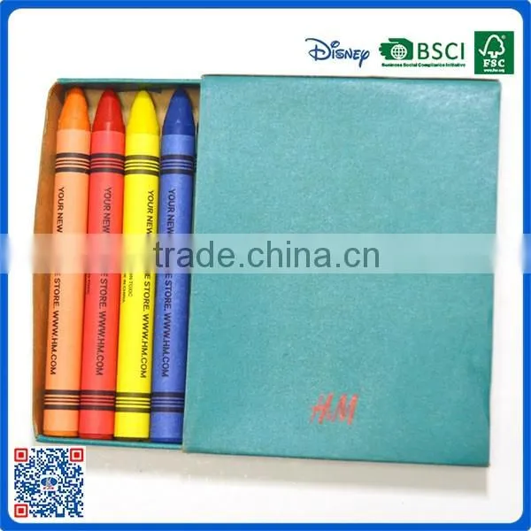 2016 customed crayon in box for school stationery with high quality
