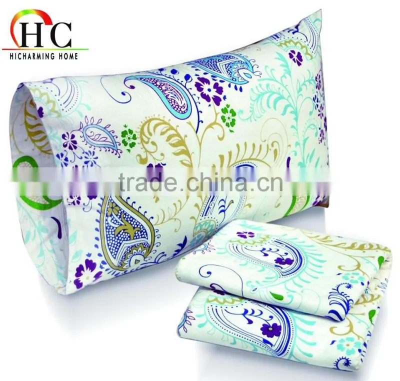 printed bed sheet set bedding set luxury