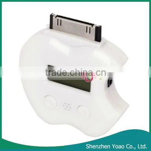 FM Transmitter+Remote Control+Car Charger For iPhone White